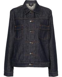 A.P.C. - A. P.C. Denim Jacket - Lyst