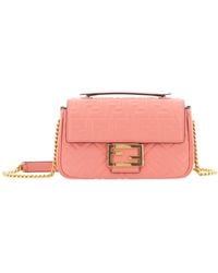 Fendi - Chic Handbag With Chain Detail - Lyst