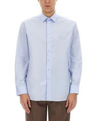 Etro - Camicia Con Logo Pegaso - Lyst