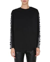 Stella McCartney - Round Neck Long Sleeve T-Shirt - Lyst