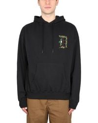 Drole de Monsieur - Felpa Con Cappuccio E Logo - Lyst