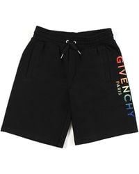 Givenchy - Side Logo Bermuda Shorts - Lyst