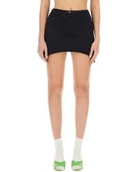 Barrow - Cotton Mini Skirt - Lyst