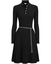 MICHAEL Michael Kors - Polo Shirt Dress With Belt - Lyst