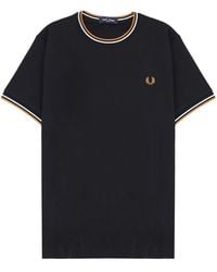 Fred Perry - T-Shirt With Logo - Lyst