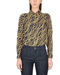 MICHAEL Michael Kors - Silk Blend Shirt - Lyst