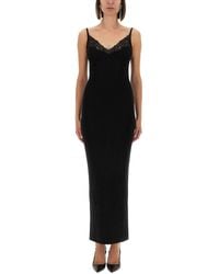 Self-Portrait - Long Knit Dress - Lyst