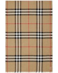 Burberry - "Check" Scarf - Lyst