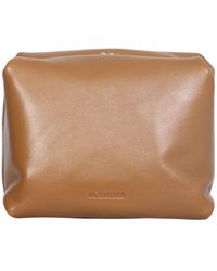 Jil Sander Mini Goji Soft Leather Bag - Brown