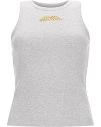 CASABLANCA - Logo Crew Neck Top - Lyst