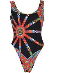 Dolce & Gabbana - Costume Intero Olimpionico Stampa Carretto - Lyst
