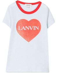 Lanvin - T Shirt Con Cuore - Lyst