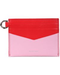 Givenchy PORTACARTE 4G IN PELLE BOX - Rosso
