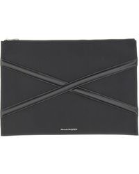 McQueen - Portadocumenti uomo nylon - Lyst