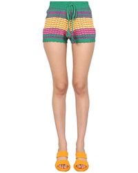 Gallo - Stripe Pattern Shorts - Lyst