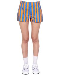 Sunnei - Shorts Con Motivo A Righe - Lyst
