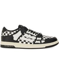 Amiri - Checkered Skeleton Low Top Sneaker - Lyst