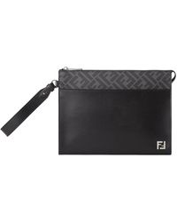 Fendi - Clutch "Squared Ff" - Lyst