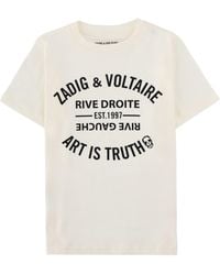 Zadig & Voltaire - T-Shirt Con Stampa Logo - Lyst