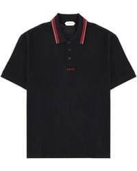 Versace - Polo Con Logo E Ricamo "Greca" - Lyst