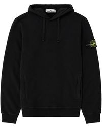Stone Island - Felpa Con Patch Logo - Lyst