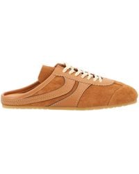 Dries Van Noten - Leather-Trimmed Suede Sneakers - Lyst
