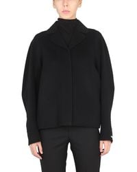 Max Mara - Mini Notched Lapel Short Jacket - Lyst
