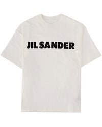 Jil Sander - T-Shirt With Logo - Lyst
