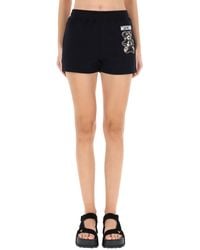 Moschino - Graphic Logo Shorts - Lyst
