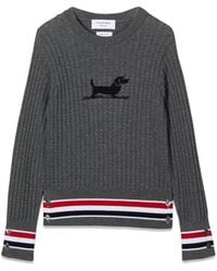 Thom Browne - Baby Cable Crewneck Pullover - Lyst