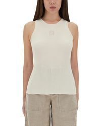 Fendi - Tank Top Logo Dévoré - Lyst