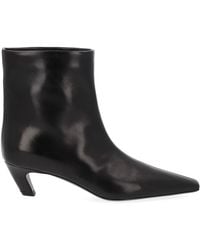 KHAITE - Leather Boots - Lyst