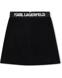 KARL LAGERFELD - Skirt With Logo - Lyst