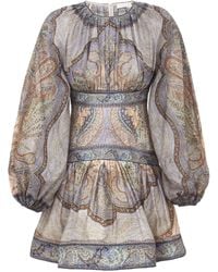 Zimmermann - Short Dresses - Lyst