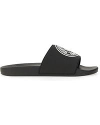 Versace Jeans Couture - Slide Sandal With Logo - Lyst