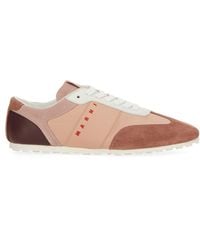 Marni - Leather Sneaker Trainers - Lyst