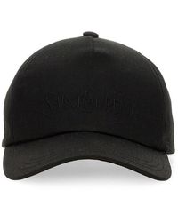 Saint Laurent - Cappello Da Baseball Con Logo - Lyst