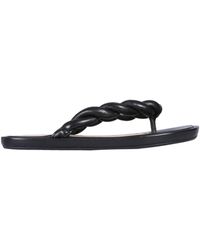 Red(V) - Red (v) Leather Slide Sandals - Lyst