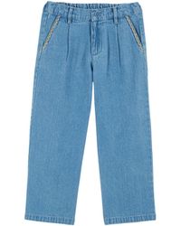 Emile Et Ida - Pantaloni Denim Con Ciliegie - Lyst