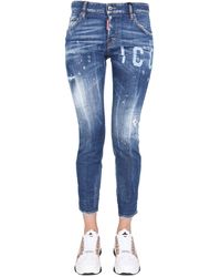 DSquared² Cool Girl Fit Jeans - Blue