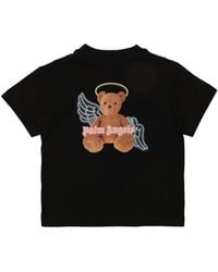 Palm Angels - T-Shirt With "Bear" Logo - Lyst