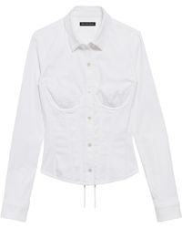 Balenciaga - Corset Shirt - Lyst