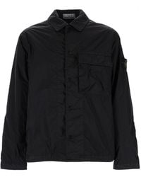 Stone Island - Padded Overshirt - Lyst