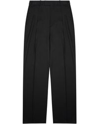Bottega Veneta - Silk Blend Tailored Pants - Lyst