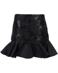 Ganni - Satin Miniskirt - Lyst