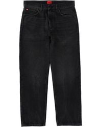 HUGO - Jeans With Logo Patch - Lyst