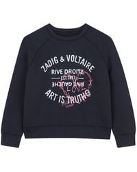 Zadig & Voltaire - Jersey With Logo - Lyst