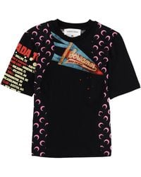 Marine Serre - "Regenerated Graphic" T-Shirt - Lyst