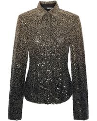 ROTATE BIRGER CHRISTENSEN - Shirt With Sequins - Lyst