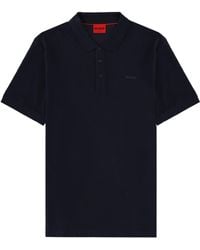 HUGO - Cotton Polo Shirt - Lyst
